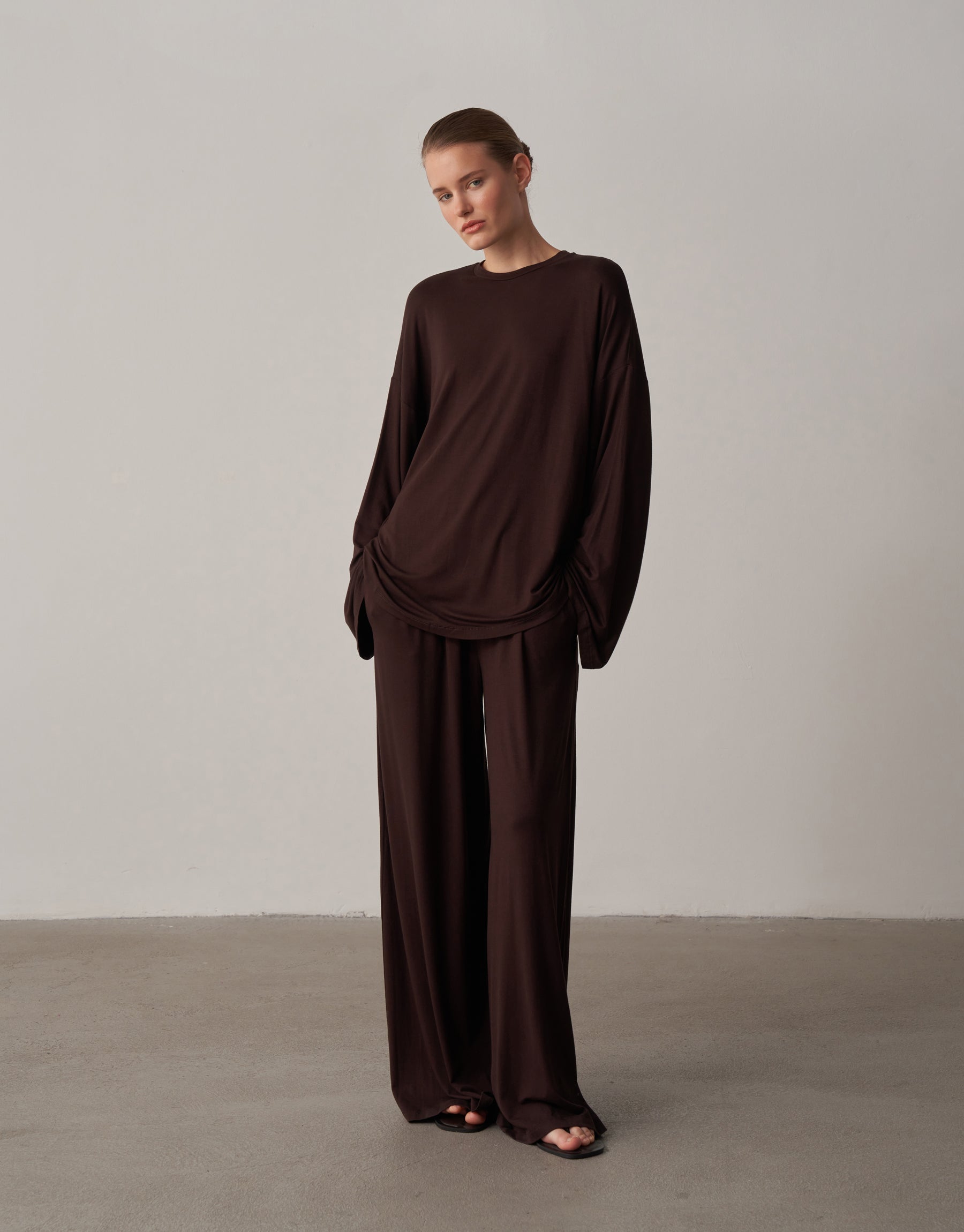 Relaxed Form Lie Blouse