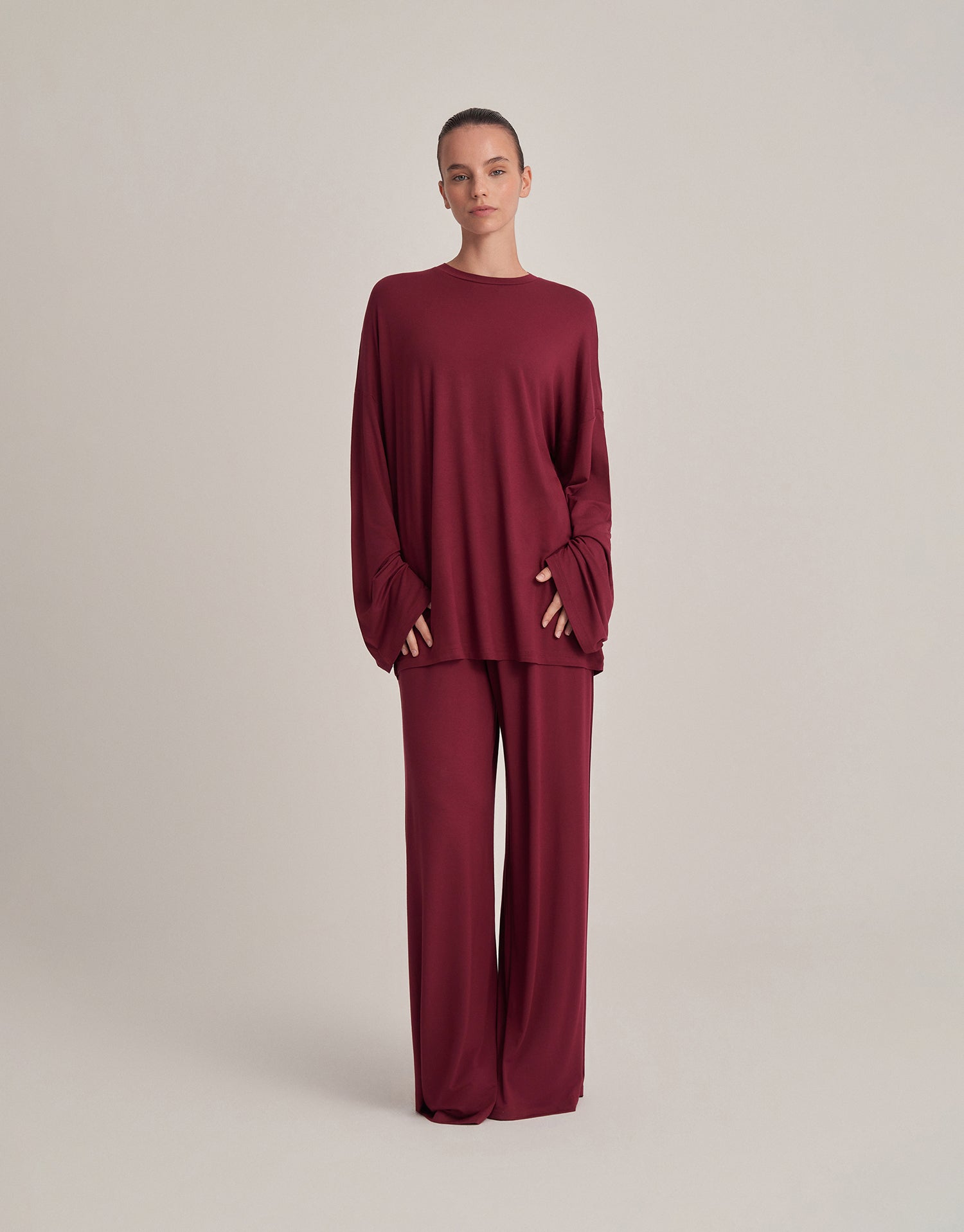 RAHAT FORMLU BLUZ MÜRDÜM