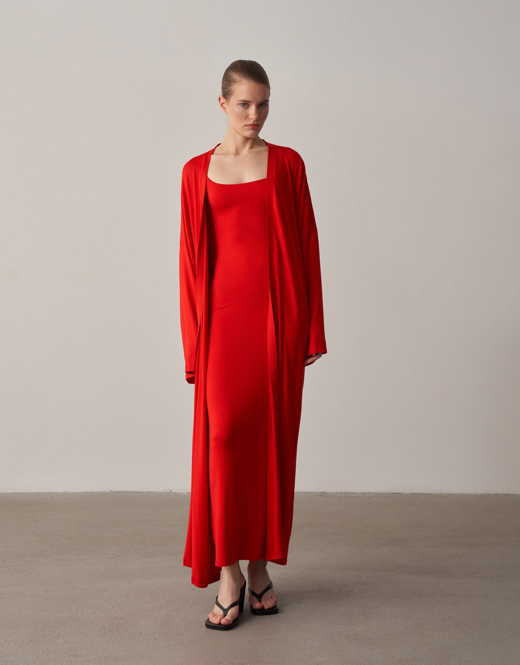 Palm Breeze Modern Kimono