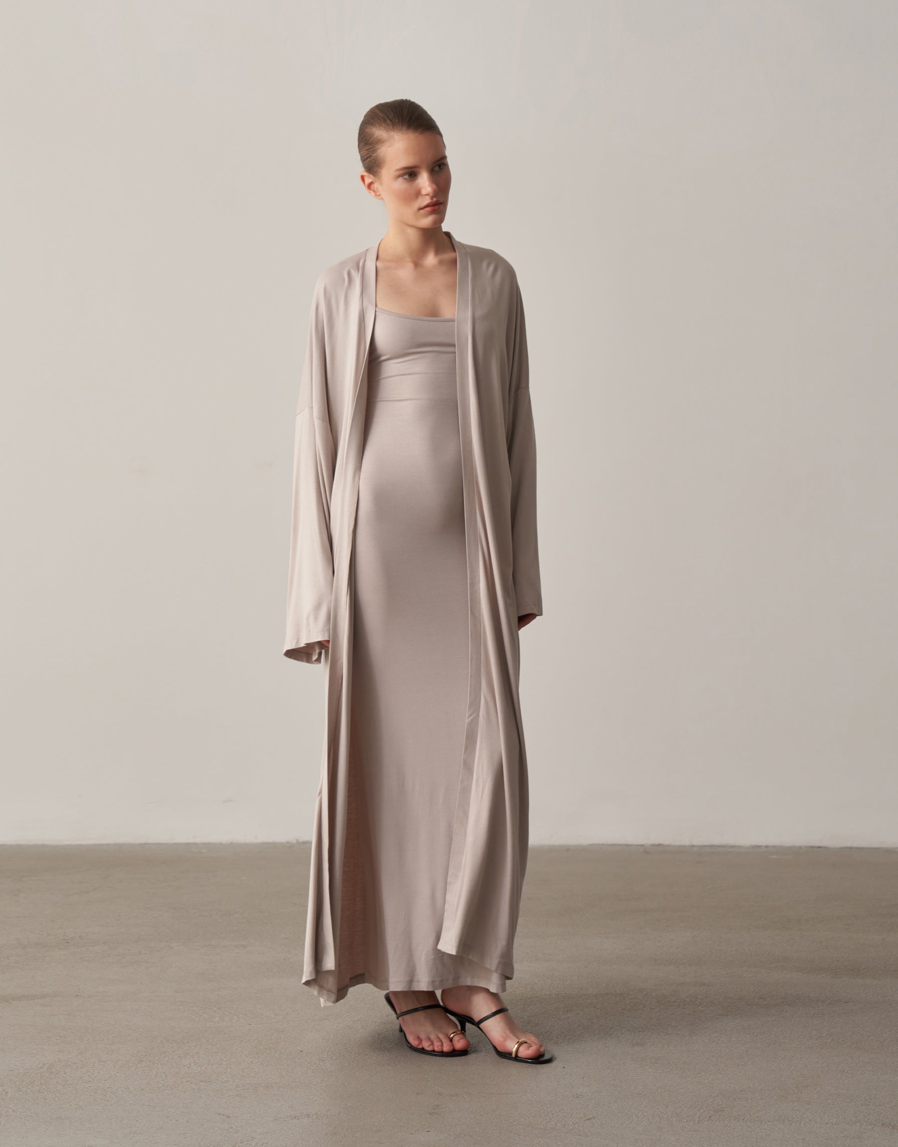 Palm Breeze Modern Kimono