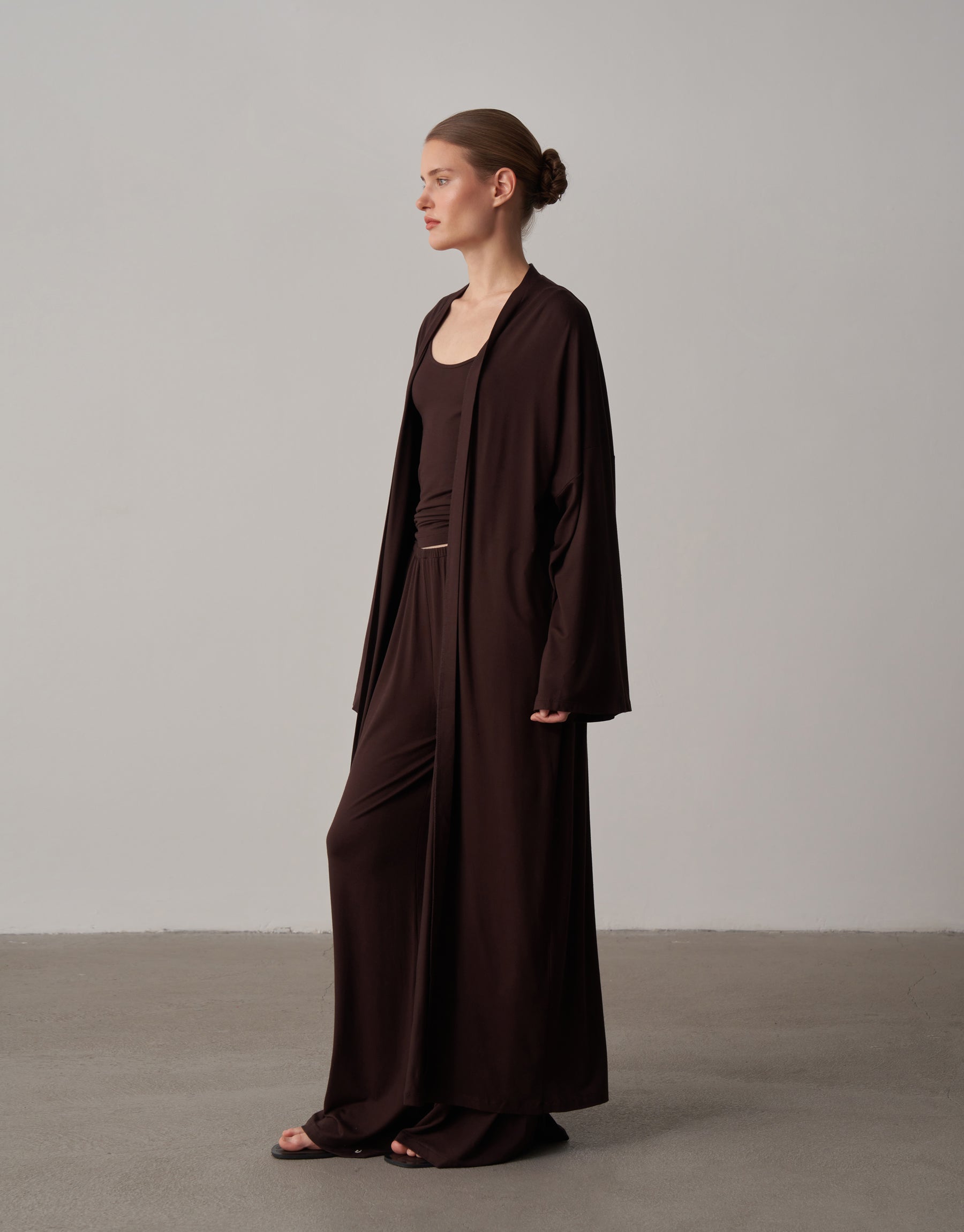 Palm Breeze Modern Kimono