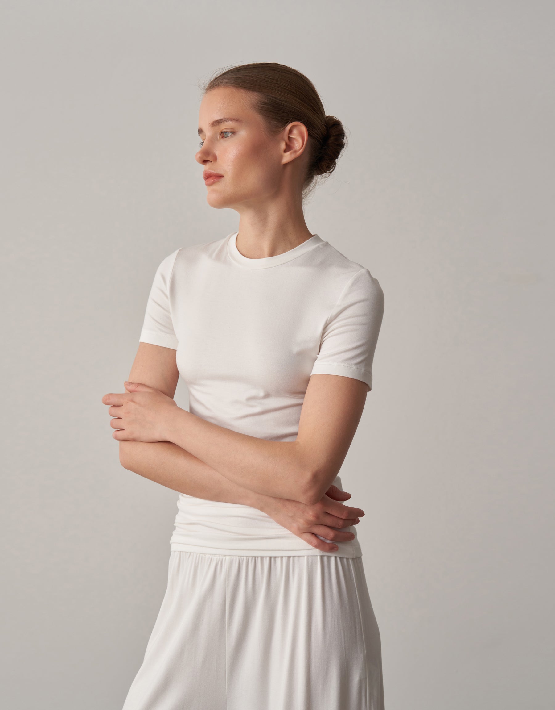 Fit Kesim Kısa Kollu Tişört