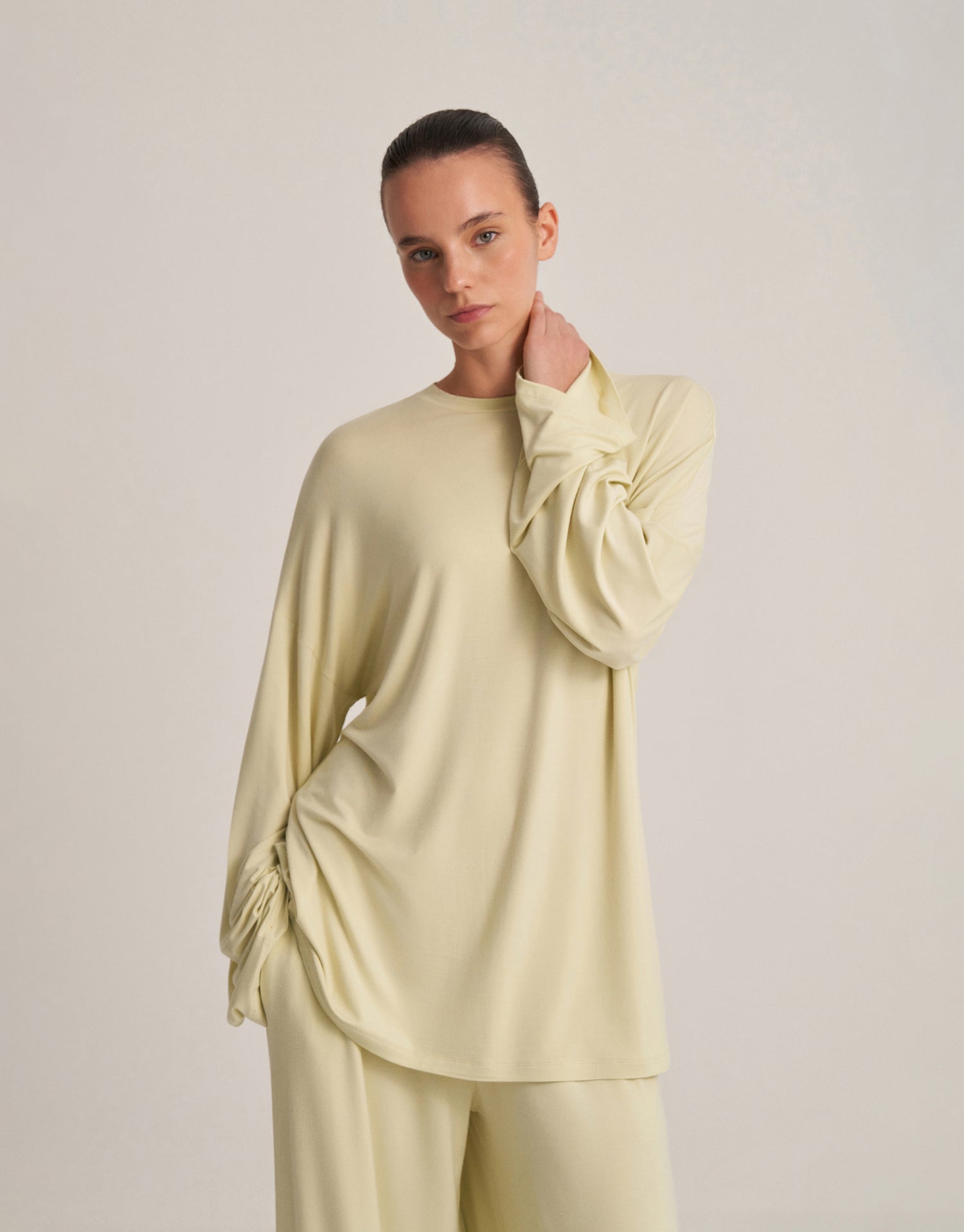 Relaxed Fit Blouse Lime