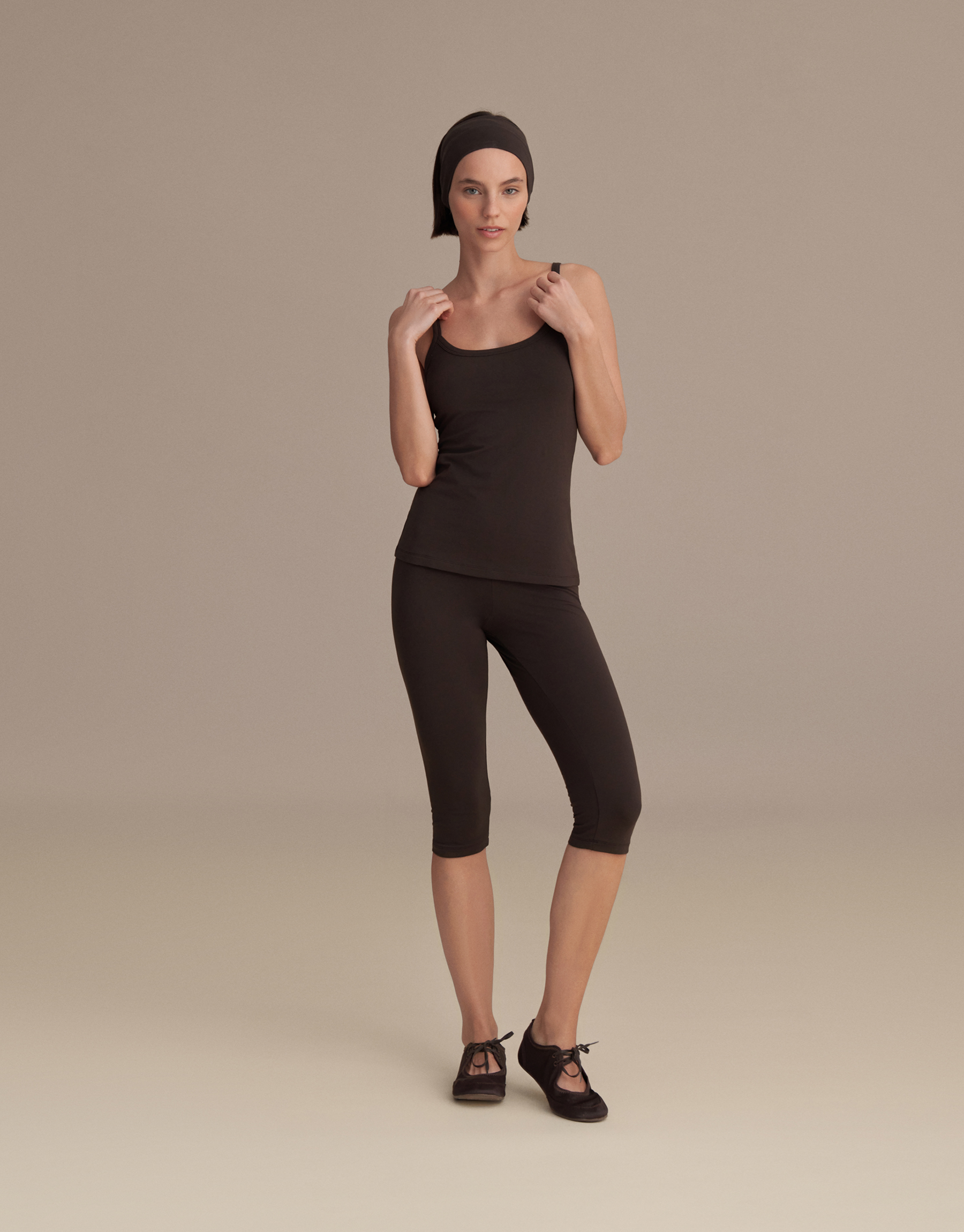 CAPRI LEGGINGS DARK BROWN