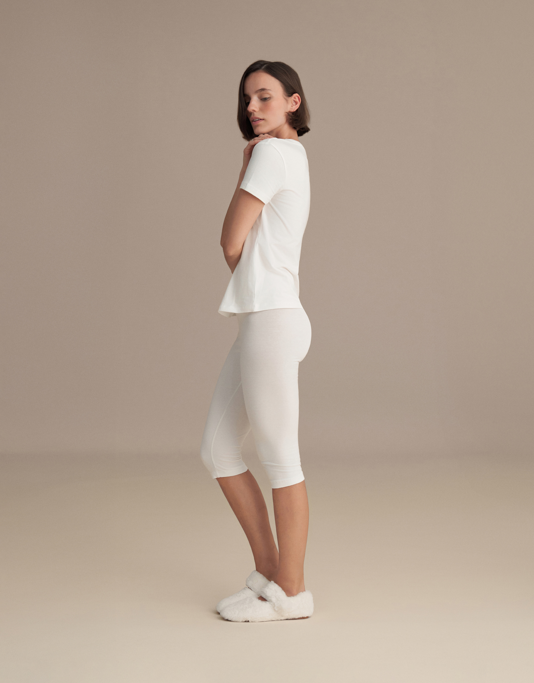 CAPRI LEGGINGS ECRU
