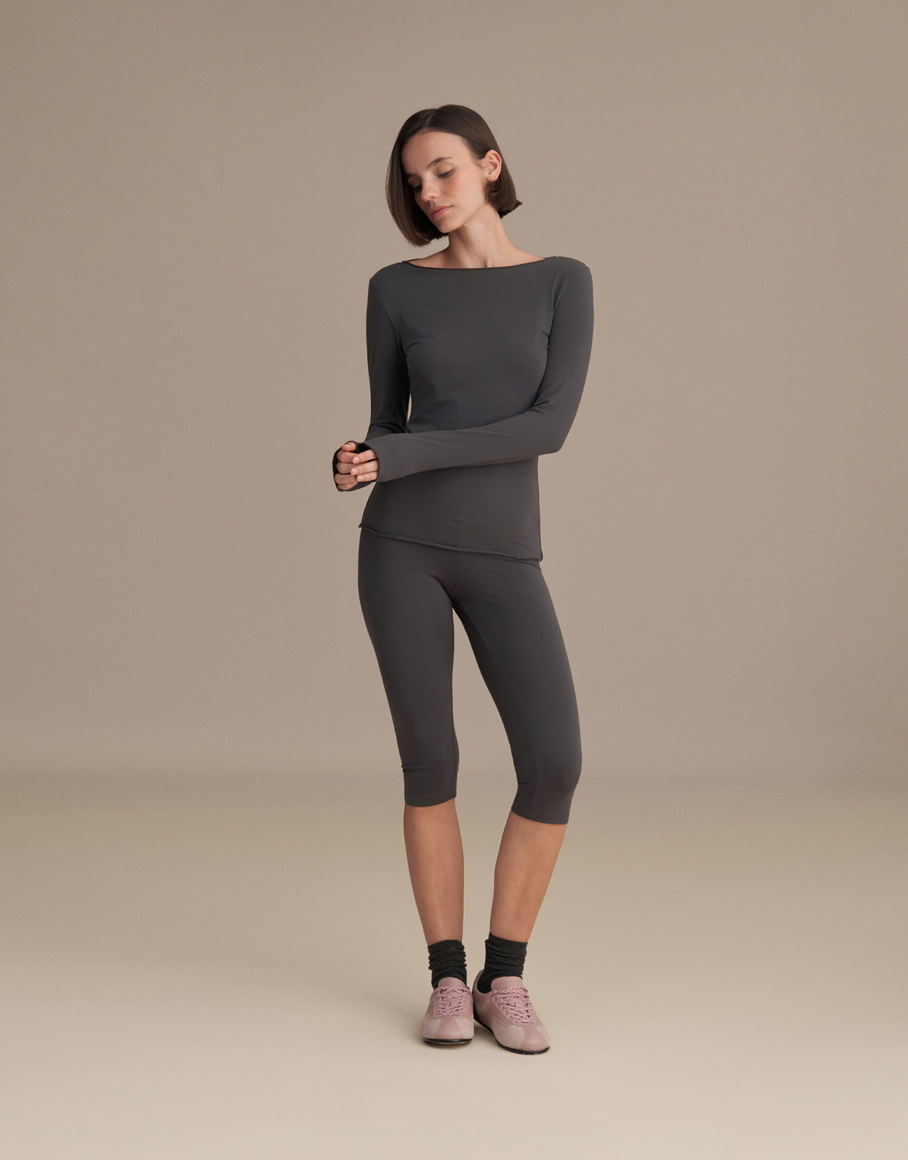CAPRI LEGGINGS SMOKE GRAY