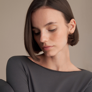 KAYIK YAKA UZUN KOLLU BLUZ FÜME