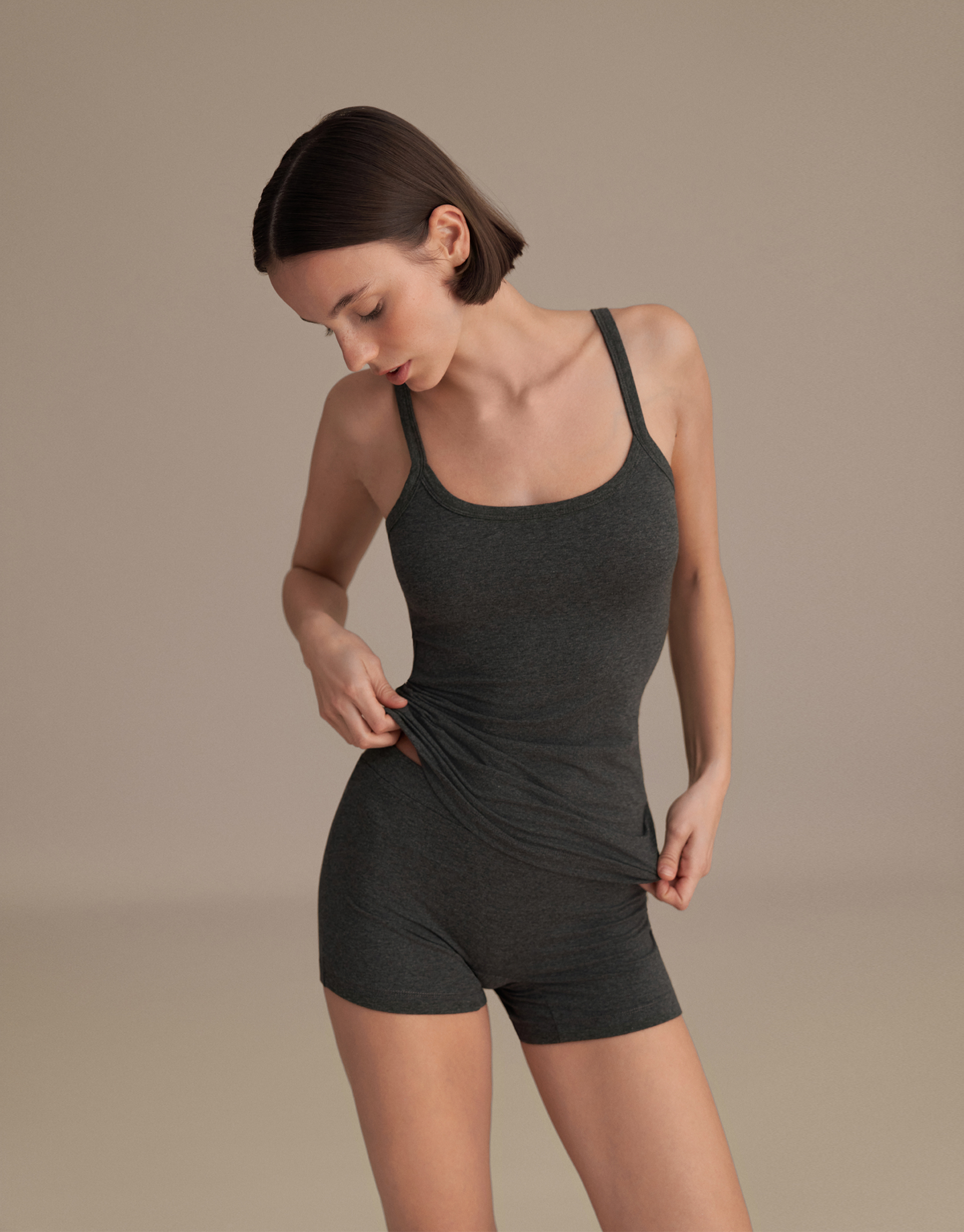 BOXER SHORT ANTRASİT MELANJ