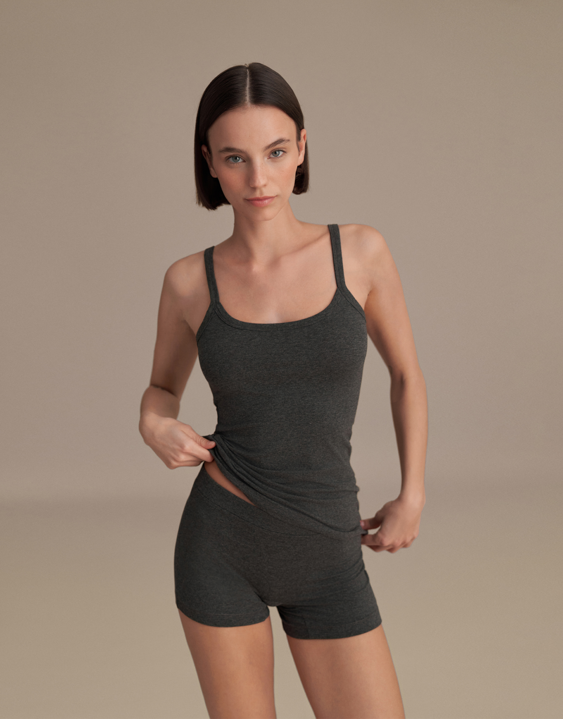 BOXER SHORT ANTRASİT MELANJ