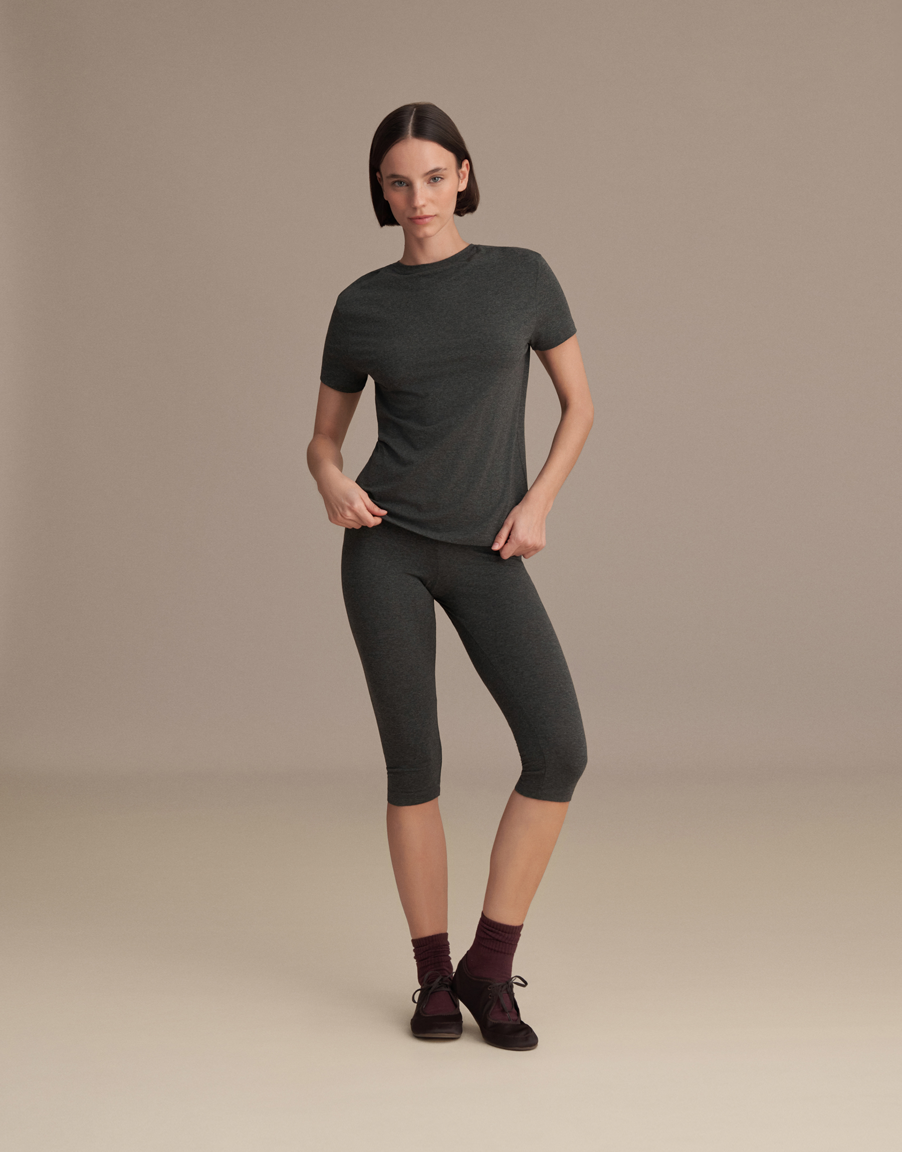 CAPRI LEGGINGS ANTHRACITE MELANGE