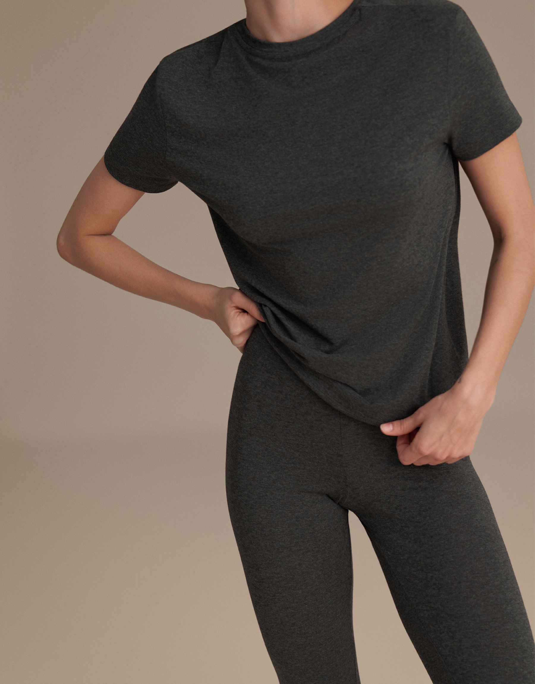 CAPRI LEGGINGS ANTHRACITE MELANGE