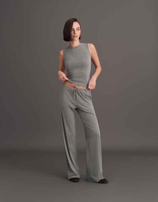 SIFIR KOLLU TOP GRİ MELANJ