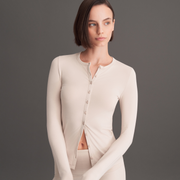 MİNİ DÜĞMELİ BLUZ KREM