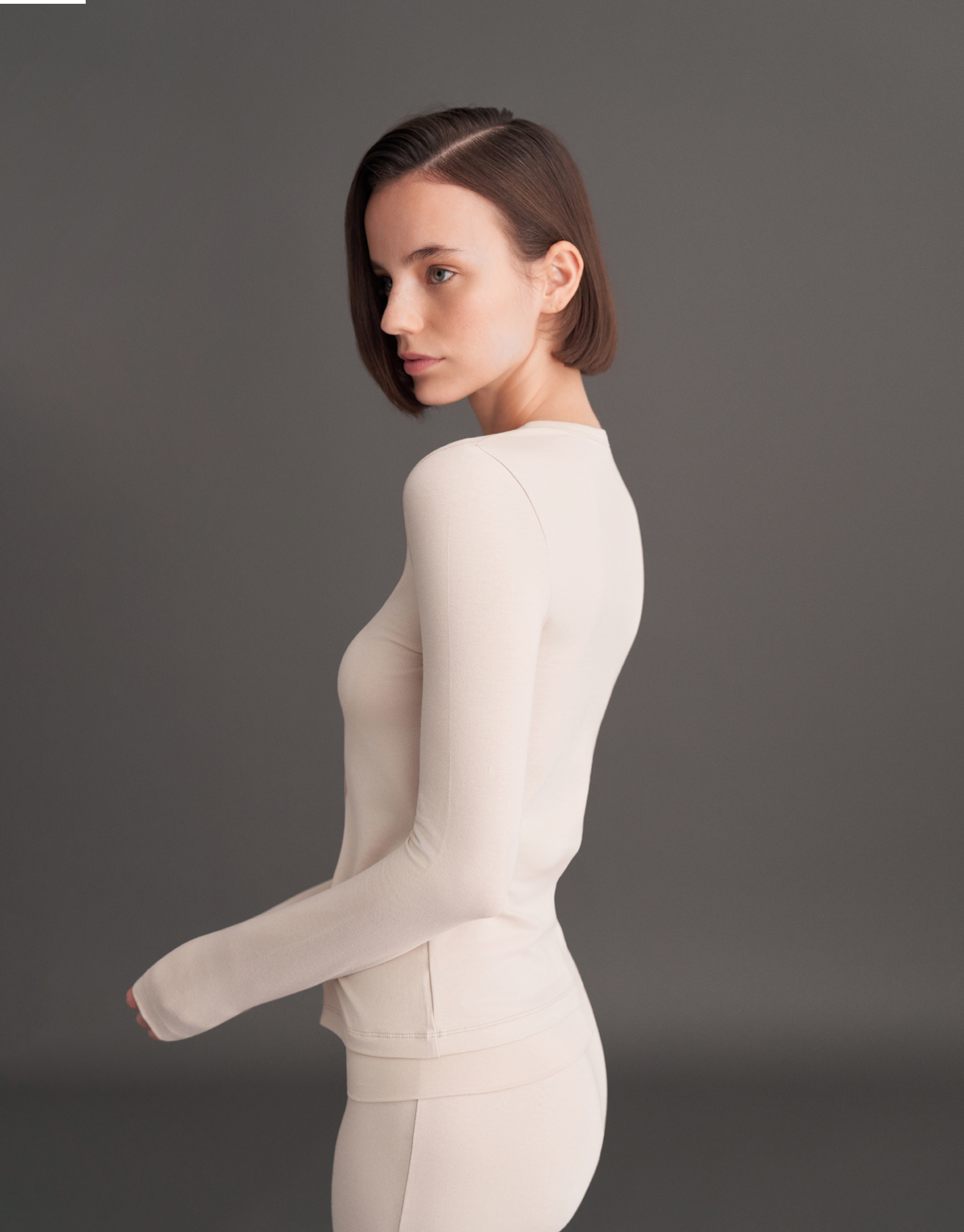 MİNİ DÜĞMELİ BLUZ KREM