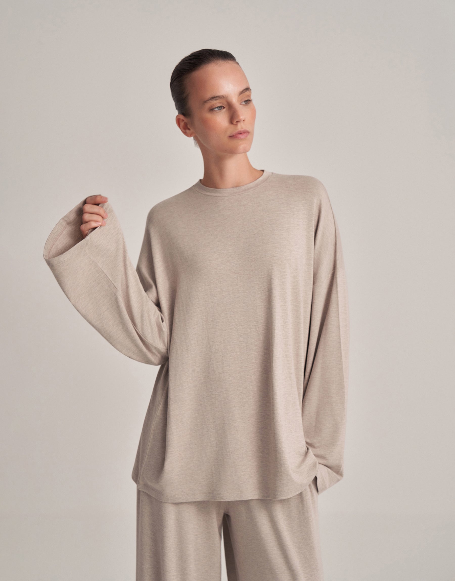 RAHAT FORMLU BLUZ EKRU MELANJ