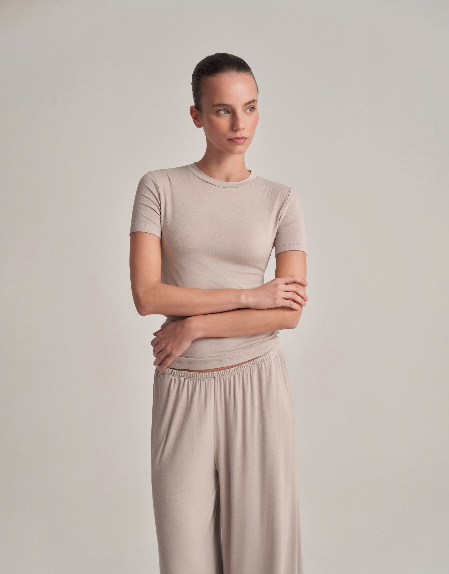 FIT FIT SHORT SLEEVE T-SHIRT STONE