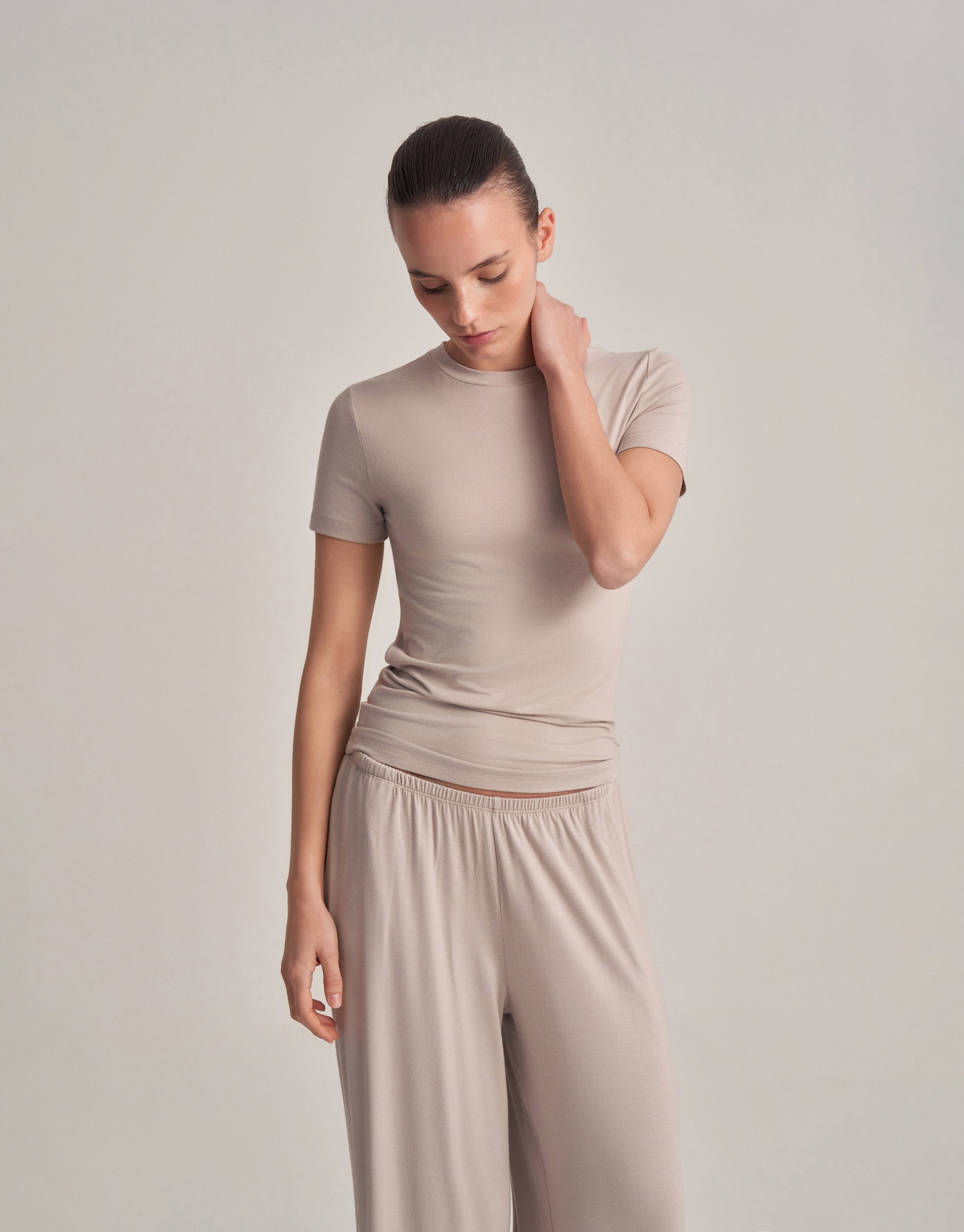 FIT FIT SHORT SLEEVE T-SHIRT STONE